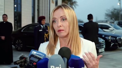 Meloni - Manama, dichiarazioni alla stampa al termine del Vertice (03.12.25)
