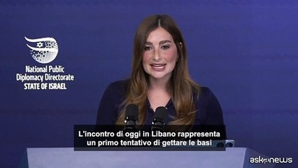 Primi colloqui diretti fra rappresentanti di Libano e Israele in 40 anni