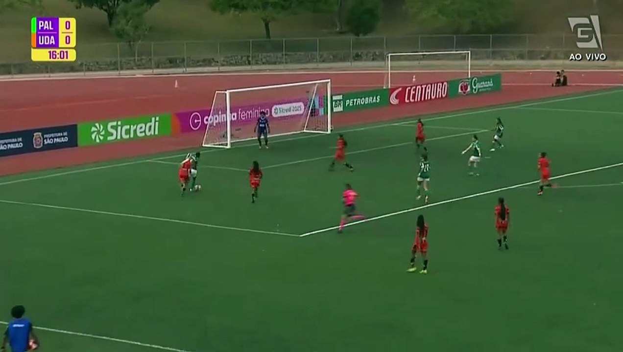 Assista ao primeiro gol do Palmeiras contra o UDA
