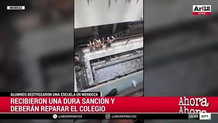 Mendoza: 140 alumnos de un secundario quedaron libres tras destrozos en los festejos de fin de año