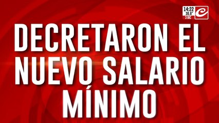 Decretaron el nuevo salario mínimo: estaba congelado hace 6 meses