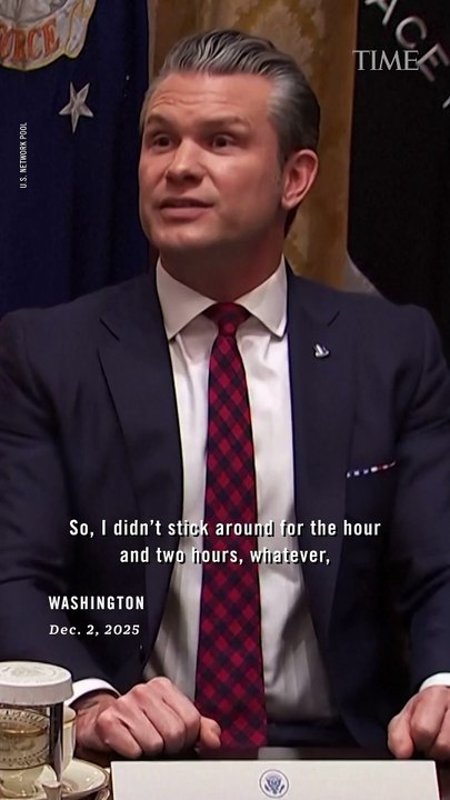 War Secretary Hegseth Cites 'Fog of War' In Defense of Venezuelan Boat Strike [VERTICAL]