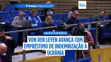 Von der Leyen avança com empréstimo de reparação para a Ucrânia, mas Bélgica mantém a oposição