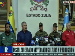 Instalan en el estado Zulia el Estado Mayor de Agricultura y Producción