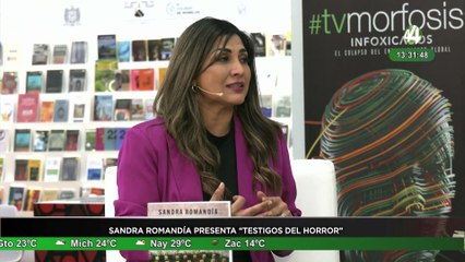 Sandra Romandía presenta el libro Testigos del horror