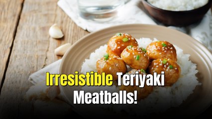 Baked Teriyaki Chicken Meatballs