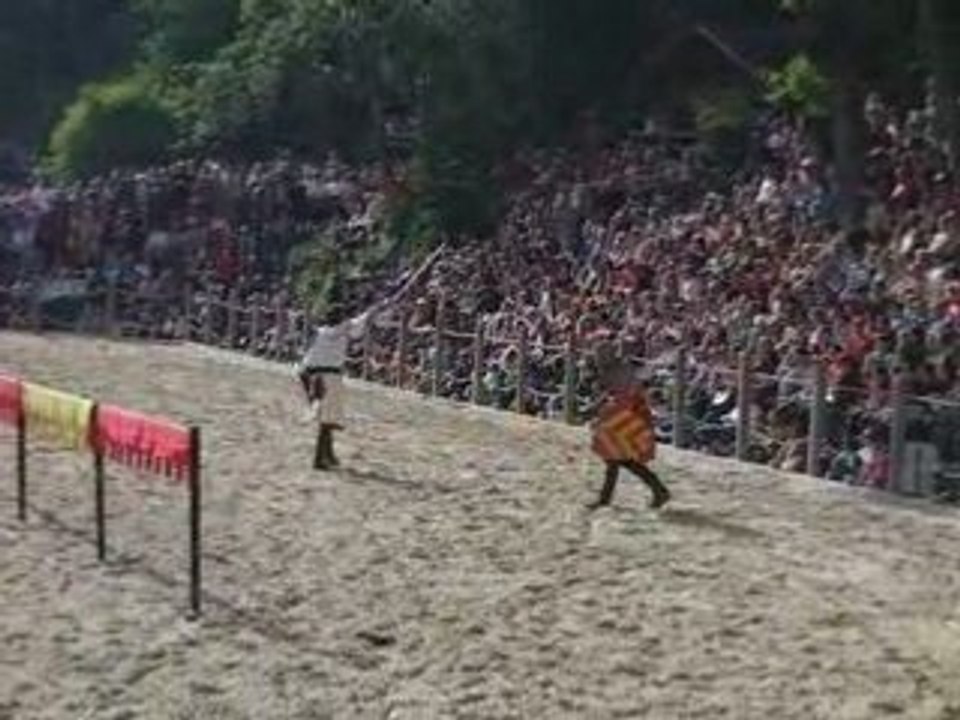 combat à l'epee aux médiévales d'Andilly