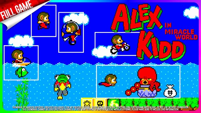 Alex Kidd in Miracle World (Master System - US, EU) Longplay