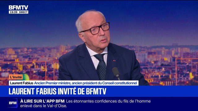 Environnement: Il y a encore des efforts à faire , estime Laurent Fabius, ancien président de la COP21 et du Conseil Constitutionnel