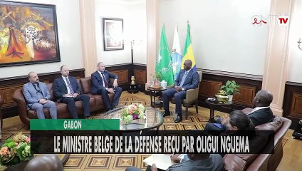 [#Reportage] Gabon : le ministre Belge de la Défense reçu par Oligui Nguema
