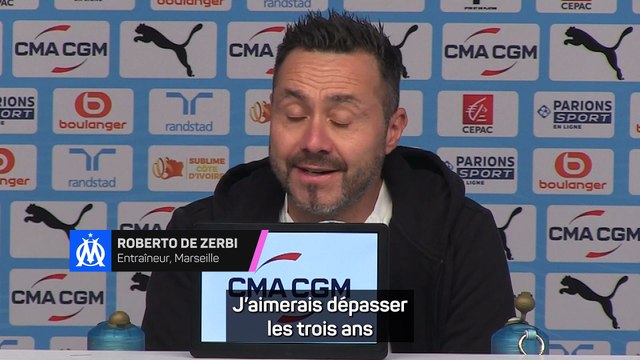 De Zerbi : ''Je me vois toujours à long terme ici