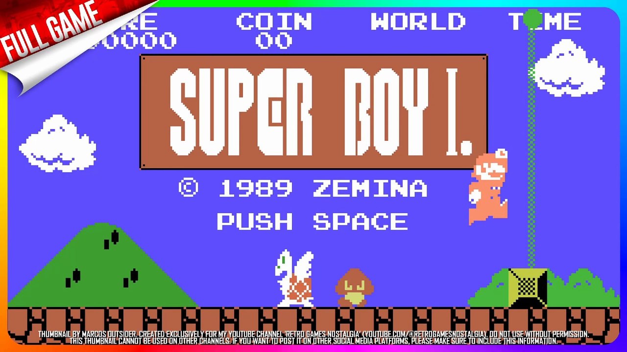 Super Boy I [Unlicensed] (Master System - KO) Longplay