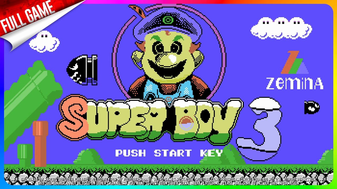 Super Boy 3 [Unlicensed] (Master System - KO) Longplay