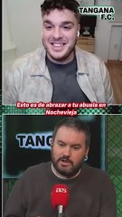 El abrazo de Vinicius y Xabi | Rubén Martín y Eloy Lecina en Tangana FC