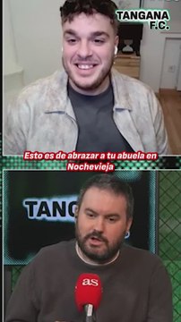 El abrazo de Vinicius y Xabi | Rubén Martín y Eloy Lecina en Tangana FC