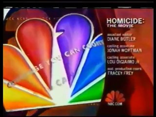 Homicide: The Movie NBC Split Screen Credits (Update #3)