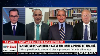 Caminhoneiros anunciam greve nacional a partir de quinta-feira (04)