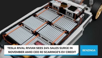Tesla Rival Rivian Sees 24% Sales Surge In November Amid CEO RJ Scaringe's EV Credit Comments, Elon Musk-Style Pay Package