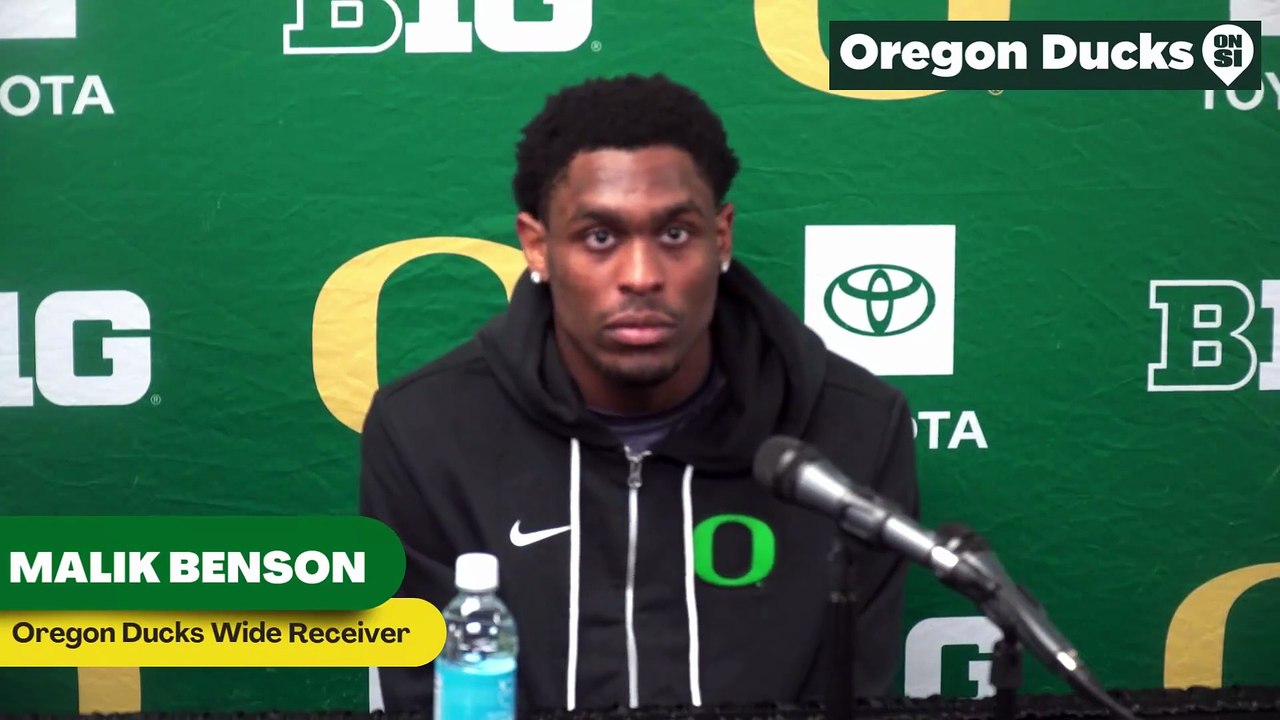 Oregon Ducks discuss players stepping up to win the game