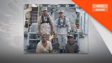 TLDM selamatkan dua nelayan Indonesia hanyut di Pulau Jarak