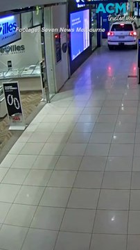 Reckless driver narrowly misses pedestrians in shopping centre rampage