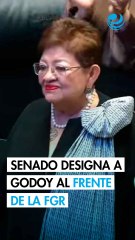 Senadores designan a Ernestina Godoy como nueva titular de la FGR