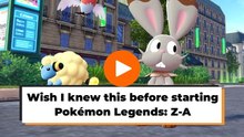 Wish I knew this before starting Pokemon Legends: Z-A