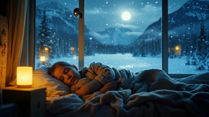 Nuit d'Hiver Paisible : Musique Instrumentale pour un Sommeil Profond, Détente et Soulagement du Stress