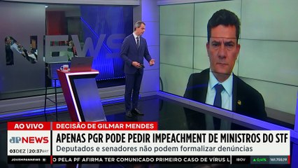 Exclusivo: Sergio Moro diz que veto a impeachment de ministros do STF é uma "afronta à República"