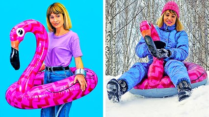 Winter Hacks and Crafts You Need To Try! (build An Igloo and More)