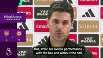 Arteta hails 'immense' Merino in win over Brentford