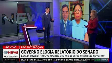 Votação adiada: Vieira apresenta relatório do PL Antifacção em comissão do Senado