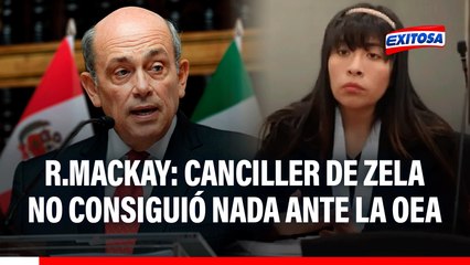 Hugo de Zela NO CONSIGUIÓ NADA al exponer ante la OEA sobre asilo a Betssy Chávez, según R.Mackay