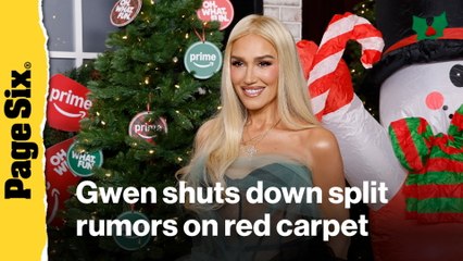 Gwen Stefani subtly shuts down Blake Shelton split rumors during solo red carpet outing
