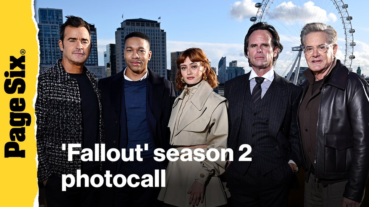 Walton Goggins, Ella Purness, Kyle Maclachlan and more attend the 'Fallout' season 2 photocall