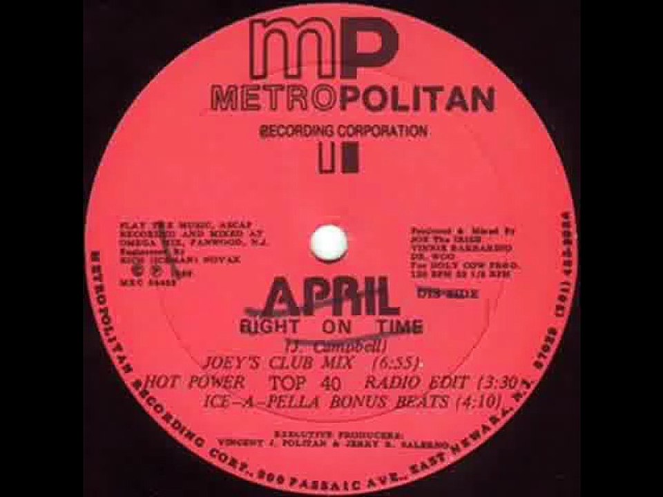 April - Right On Time