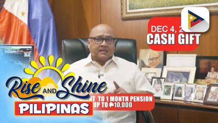 Mga pensyonado ng GSIS, makakatanggap ng Christmas cash gift; Maaaring makakuha ng halos P10,000