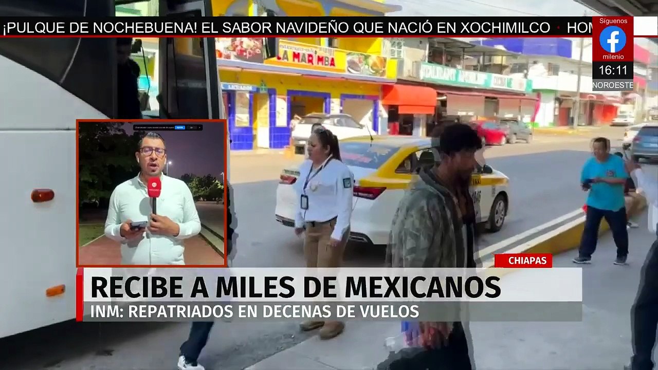 Chiapas, nueva puerta de entrada para los mexicanos deportados por Estados Unidos