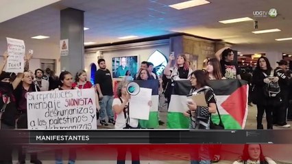 Los niños de Gaza no son una amenaza”: activistas realizan performance en la FIL Guadalajara