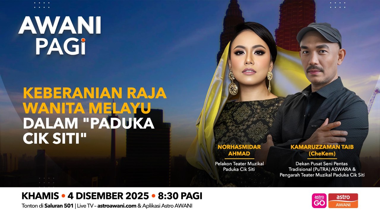 AWANI Pagi: Keberanian raja wanita Melayu dalam "Paduka Cik Siti"