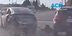 Fatal Tesla crash in USA captured on dashcam