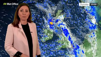 Met Office Thursday Morning Weather Forecast 04/12/2025