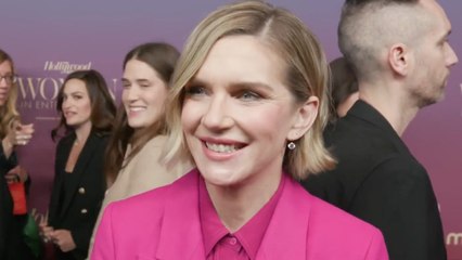 Rhea Seehorn Says New Series 'Pluribus' is "Inspiring Conversations," Shares Women Inspiring Her Now | THR Video