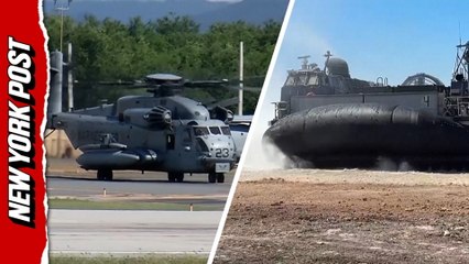 Military troops arrive in Puerto Rico amid tension with Venezuela