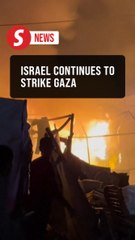 Fires rage after Israeli strike on Khan Younis encampment