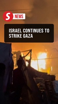 Fires rage after Israeli strike on Khan Younis encampment