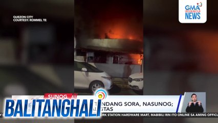 Bahay sa Brgy. Tandang Sora, nasunog; 2 umuupa, nakaligtas | Balitanghali
