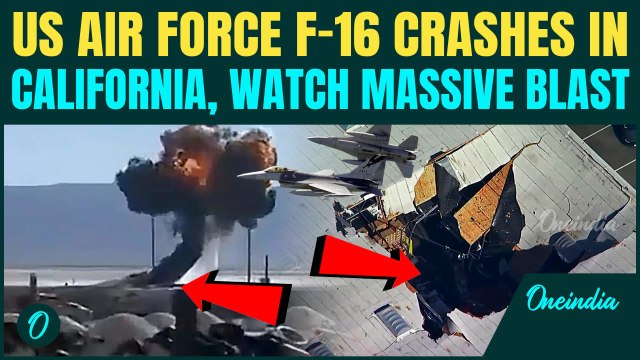 U.S BREAKING: F-16 EXPLODES Into FIREBALL After California Crash | ‘Mystery Failure’ Triggers Probe