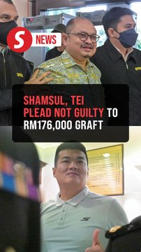 Shamsul, Albert Tei claim trial to graft charges
