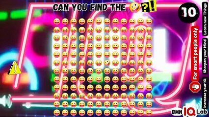 Can you find the different emoji? (P.20) 🤪